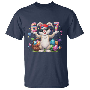 Funny Easter Day Six Seven 67 Bunny Boys Kids T Shirt TS11 Navy Print Your Wear