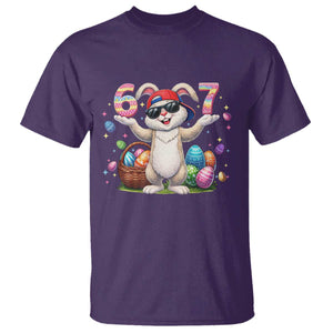 Funny Easter Day Six Seven 67 Bunny Boys Kids T Shirt TS11 Purple Print Your Wear