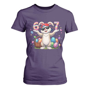 Funny Easter Day Six Seven 67 Bunny Boys Kids T Shirt For Women TS11 Purple Print Your Wear
