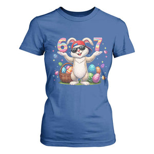 Funny Easter Day Six Seven 67 Bunny Boys Kids T Shirt For Women TS11 Royal Blue Print Your Wear