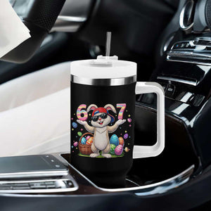 Funny Easter Day Six Seven 67 Bunny Boys Kids Tumbler With Handle TS11 Print Your Wear