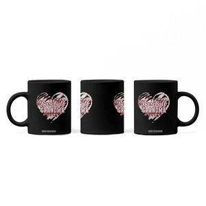 Baseball Grandma Coffee Mug Vintage Baseball Heart Game Day TS11 Print Your Wear
