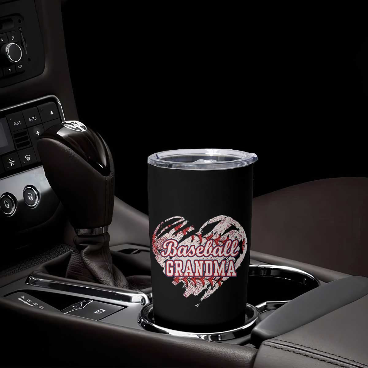 Baseball Grandma Tumbler Cup Vintage Baseball Heart Game Day TS11 Print Your Wear