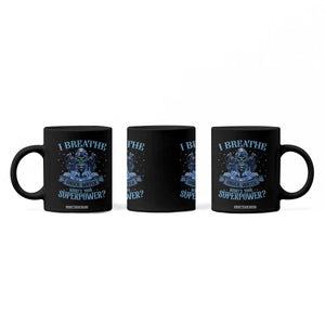 Scuba Diving Coffee Mug I Breathe Underwater What's Your Superpower Skull TS11 Print Your Wear