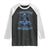 Scuba Diving Raglan Shirt I Breathe Underwater What's Your Superpower Skull TS11 Black White Print Your Wear