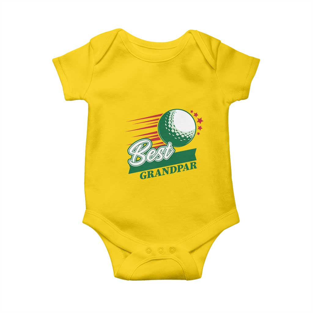 Golfing Dad Baby Onesie Best Grandpar Golf Ball Father's Day TS11 Daisy Print Your Wear