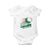Golfing Dad Baby Onesie Best Grandpar Golf Ball Father's Day TS11 White Print Your Wear