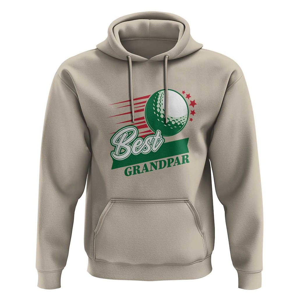 Golfing Dad Hoodie Best Grandpar Golf Ball Father's Day TS11 Sand Print Your Wear