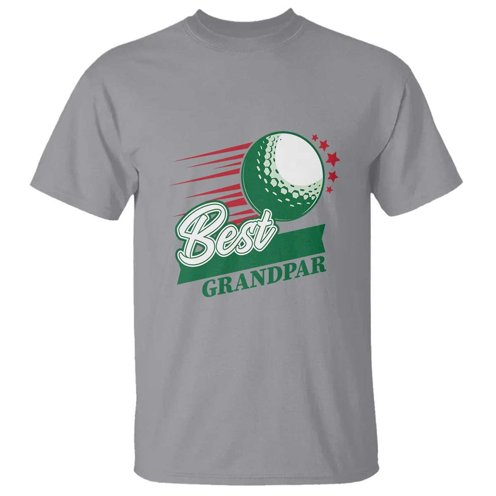 Golfing Dad T Shirt Best Grandpar Golf Ball Father's Day TS11 Sport Gray Print Your Wear