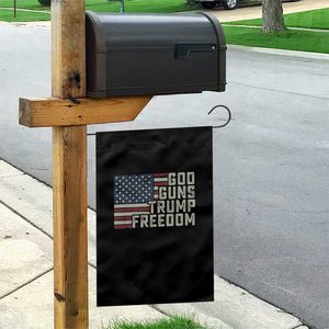 Funny God Guns Trump Freedom Garden Flag American Flag Christian Pro Gun TS11 Print Your Wear