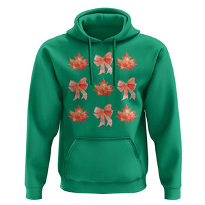 Happy Canada Day Hoodie Coquette Orange Bows Maple Leaf TS11 Irish Green Print Your Wear