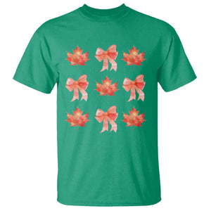 Happy Canada Day T Shirt Coquette Orange Bows Maple Leaf TS11 Irish Green Print Your Wear