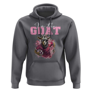 Funny Soccer Hoodie I'm The Goat Football Player TS11 Charcoal Print Your Wear