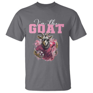 Funny Soccer T Shirt I'm The Goat Football Player TS11 Charcoal Print Your Wear