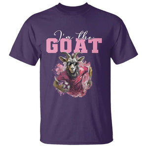 Funny Soccer T Shirt I'm The Goat Football Player TS11 Purple Print Your Wear