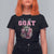 Funny Soccer T Shirt For Women I'm The Goat Football Player TS11 Black Print Your Wear