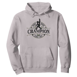 Bigfoot Lover Hoodie Hide And Seek Champion Vintage Sasquatch TS11 Ice Gray Print Your Wear