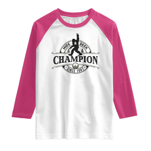 Bigfoot Lover Raglan Shirt Hide And Seek Champion Vintage Sasquatch TS11 White Heliconia Print Your Wear