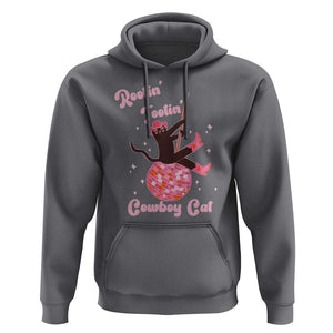 Funny Rootin Tootin Cowboy Cat Hoodie Western Hat Cute Black Kitten Cowgirls TS11 Charcoal Print Your Wear