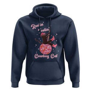 Funny Rootin Tootin Cowboy Cat Hoodie Western Hat Cute Black Kitten Cowgirls TS11 Navy Print Your Wear