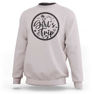 Girls Trip Sweatshirt Beach Party Drinks With Friends And Memories TS11 Ice Gray Print Your Wear