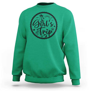 Girls Trip Sweatshirt Beach Party Drinks With Friends And Memories TS11 Irish Green Print Your Wear
