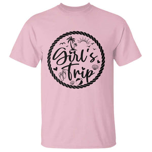 Girls Trip T Shirt Beach Party Drinks With Friends And Memories TS11 Light Pink Print Your Wear