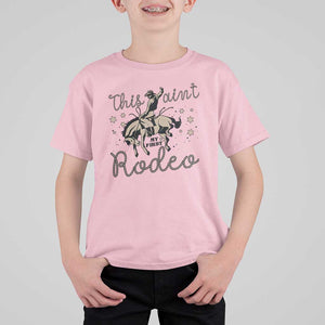 Retro Western Cowboy T Shirt For Kid This Ain't My First Rodeo Country Rope TS11 Light Pink Print Your Wear