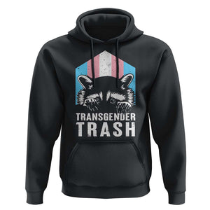 Transgender Trash Raccoon Hoodie LGBT Vintage Rainbow Flag Pride Month TS11 Black Print Your Wear