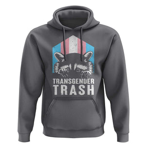 Transgender Trash Raccoon Hoodie LGBT Vintage Rainbow Flag Pride Month TS11 Charcoal Print Your Wear