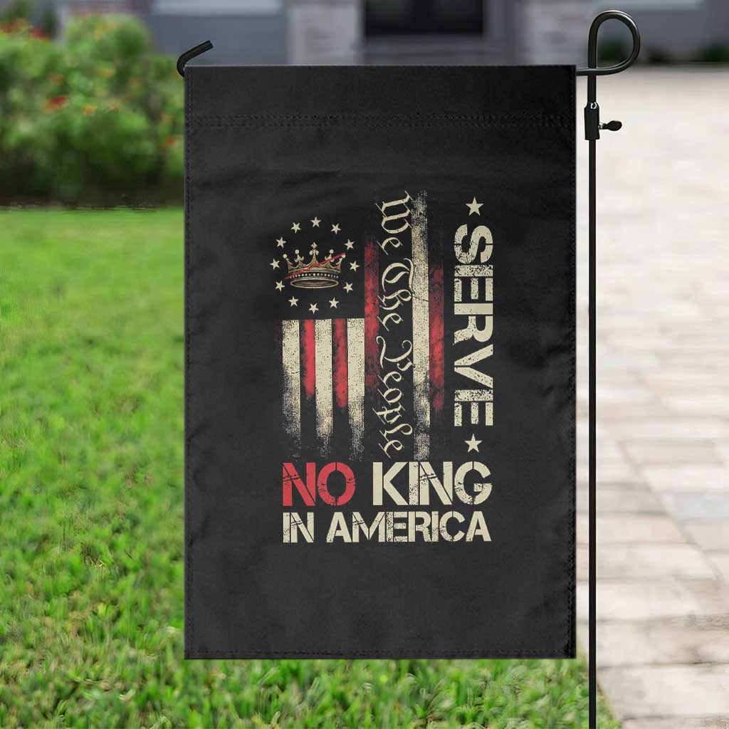 Funny We The People Serve No King In American Garden Flag Vintage Betsy Ross Flag TS11 Print Your Wear