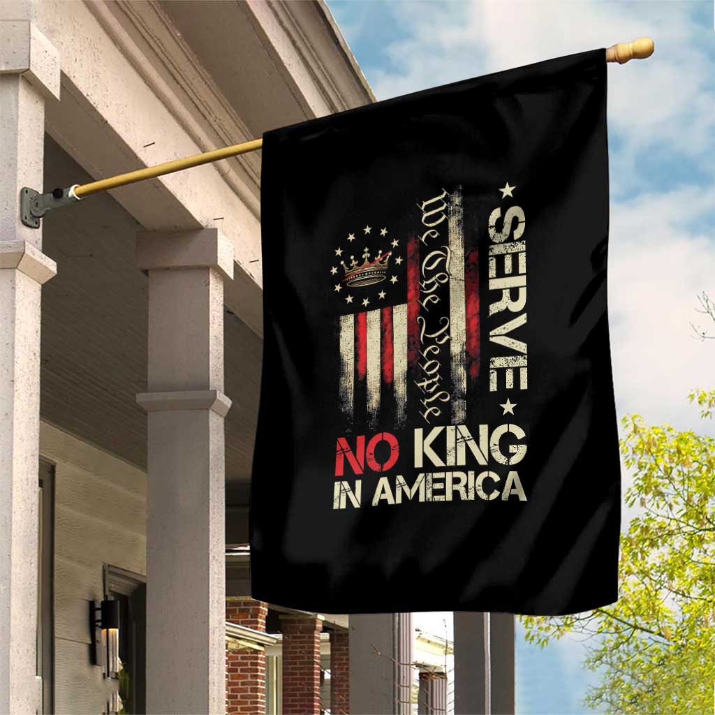 Funny We The People Serve No King In American Garden Flag Vintage Betsy Ross Flag TS11 Print Your Wear