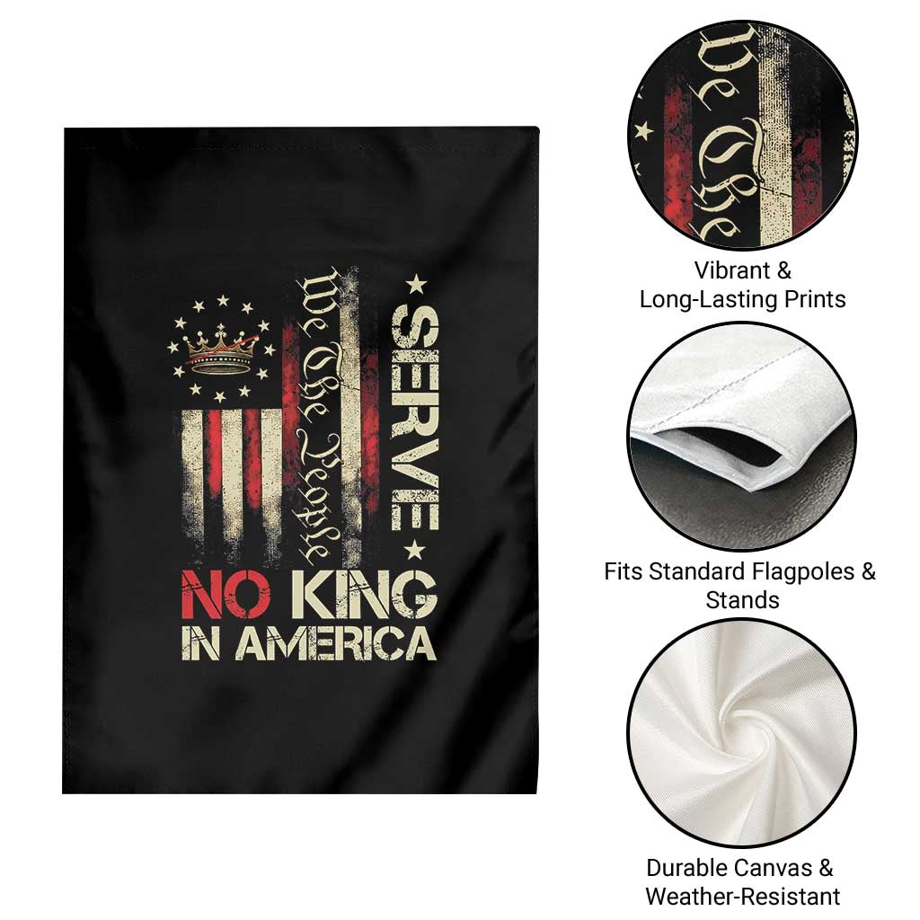 Funny We The People Serve No King In American Garden Flag Vintage Betsy Ross Flag TS11 Print Your Wear