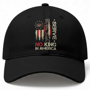 Funny We The People Serve No King In American Baseball Cap Vintage Betsy Ross Flag TS11 Print Your Wear
