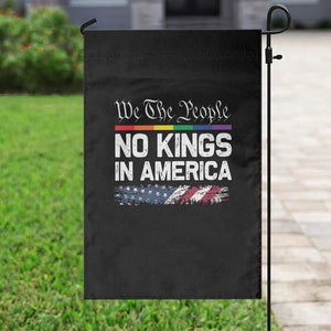 No Kings In America We The People Garden Flag LGBTQ Pride American Flag Political TS11 Print Your Wear