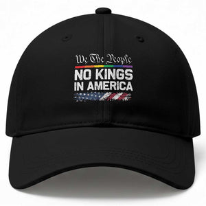 No Kings In America We The People Baseball Cap LGBTQ Pride American Flag Political TS11 Print Your Wear