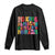 Funny No King No Fascists No Tyrants No Nazis Long Sleeve Shirt Colorful Geometric TS11 Black Print Your Wear