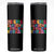 Funny No King No Fascists No Tyrants No Nazis Skinny Tumbler Colorful Geometric TS11 Black Print Your Wear
