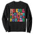 Funny No King No Fascists No Tyrants No Nazis Sweatshirt Colorful Geometric TS11 Black Print Your Wear