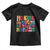 Funny No King No Fascists No Tyrants No Nazis Toddler T Shirt Colorful Geometric TS11 Black Print Your Wear