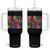 Funny No King No Fascists No Tyrants No Nazis Tumbler With Handle Colorful Geometric TS11 One Size: 40 oz Black Print Your Wear