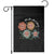 Funny No King No Fascists No Tyrants No Nazis Garden Flag We Are Not Okay Vintage Flower TS11 Black Print Your Wear