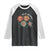 Funny No King No Fascists No Tyrants No Nazis Raglan Shirt We Are Not Okay Vintage Flower TS11 Black White Print Your Wear