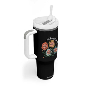 Funny No King No Fascists No Tyrants No Nazis Tumbler With Handle We Are Not Okay Vintage Flower TS11 Print Your Wear