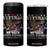 I Am A Veteran My Oath Never Expires 4 in 1 Can Cooler Tumbler Veteran Day Eagle American Flag TS11 One Size: 16 oz Black Print Your Wear