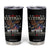 I Am A Veteran My Oath Never Expires Tumbler Cup Veteran Day Eagle American Flag TS11 Black Print Your Wear