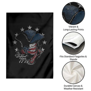 Funny Defiant Since 1776 Garden Flag Minutemen American Revolution TS11 Print Your Wear
