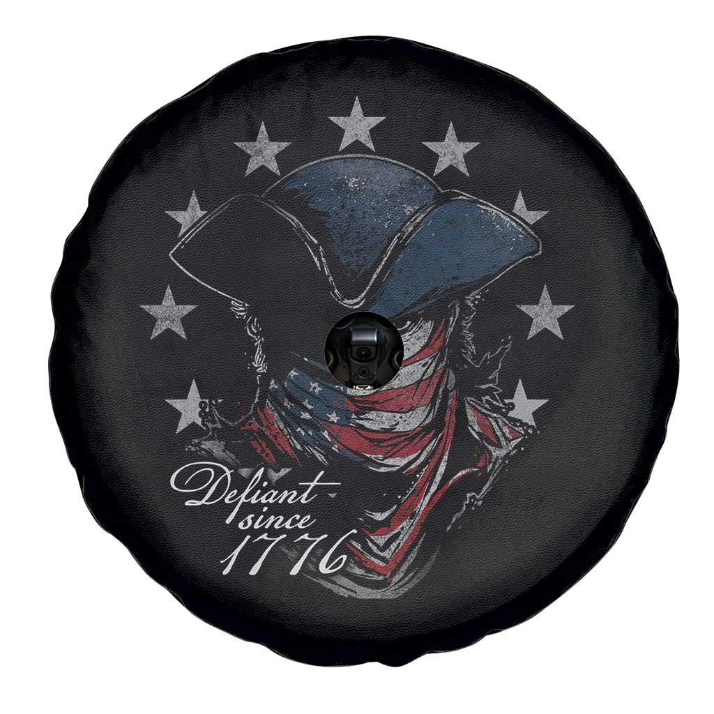 Funny Defiant Since 1776 Spare Tire Cover Minutemen American Revolution TS11 Print Your Wear