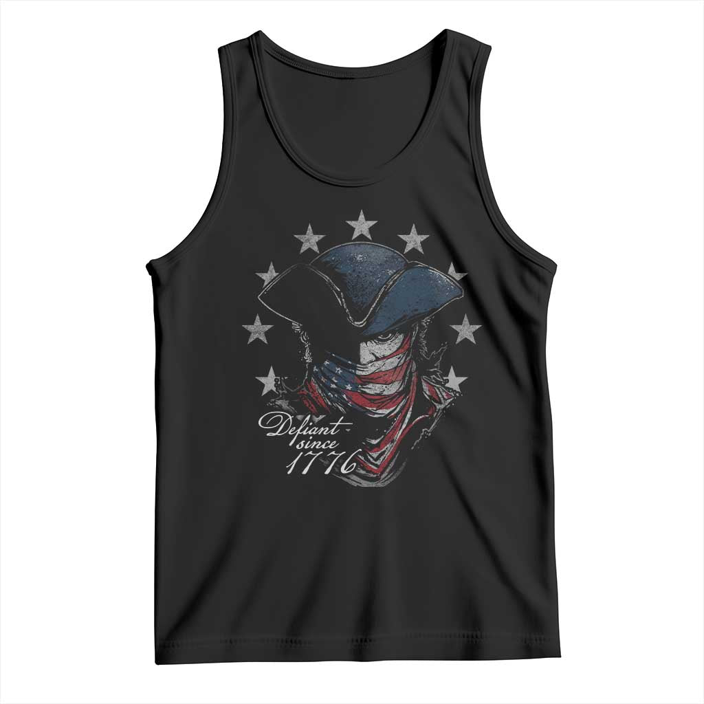 Funny Defiant Since 1776 Tank Top Minutemen American Revolution TS11 Black Print Your Wear