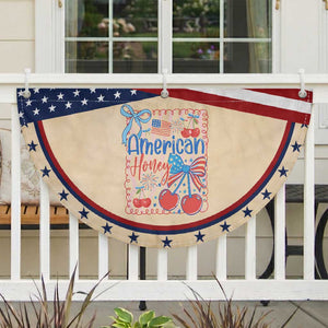 Funny 4th Of July American Honey Patriotic Fan Flag USA Independence Day Coquette